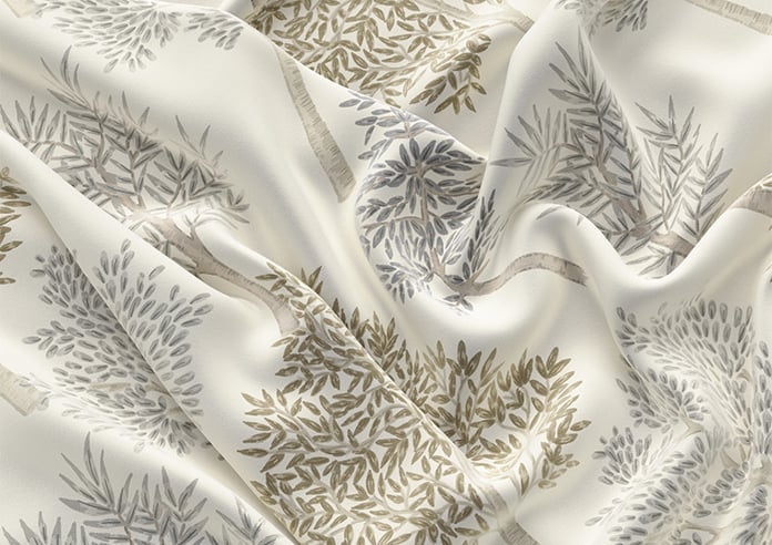 Coppice Faux Silk, Bronze - Motorised Roman Blind - Image 4